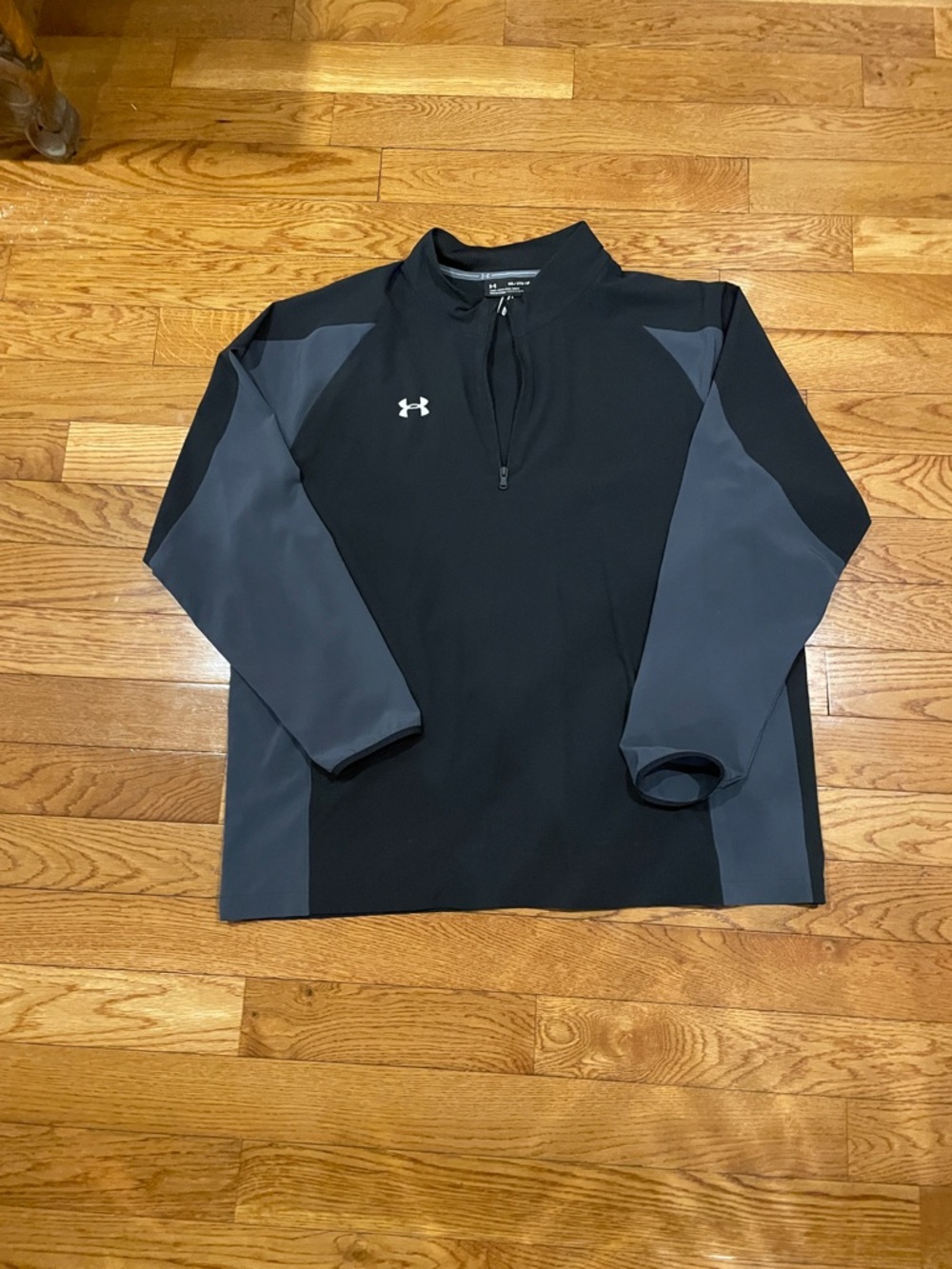 Under Armour Black & Dark Gray Quarter-Zip Performance Pullover